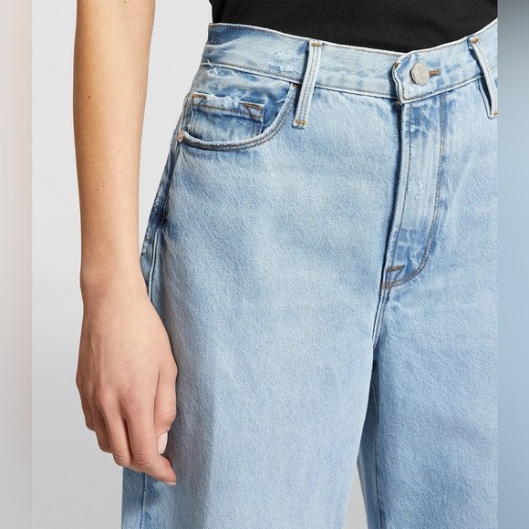 Frame Denim Ali Wide Leg Crop Jeans - Picture 3 of 10